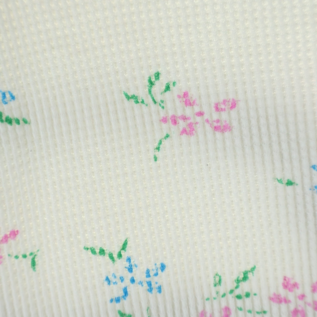 SUPREME(シュプリーム) 25AW Hanes Bones Thermal Crew Floral (1Pack) ヘインズ ボーン 花柄 サーマル長袖Tシャツ ロンT ホワイト