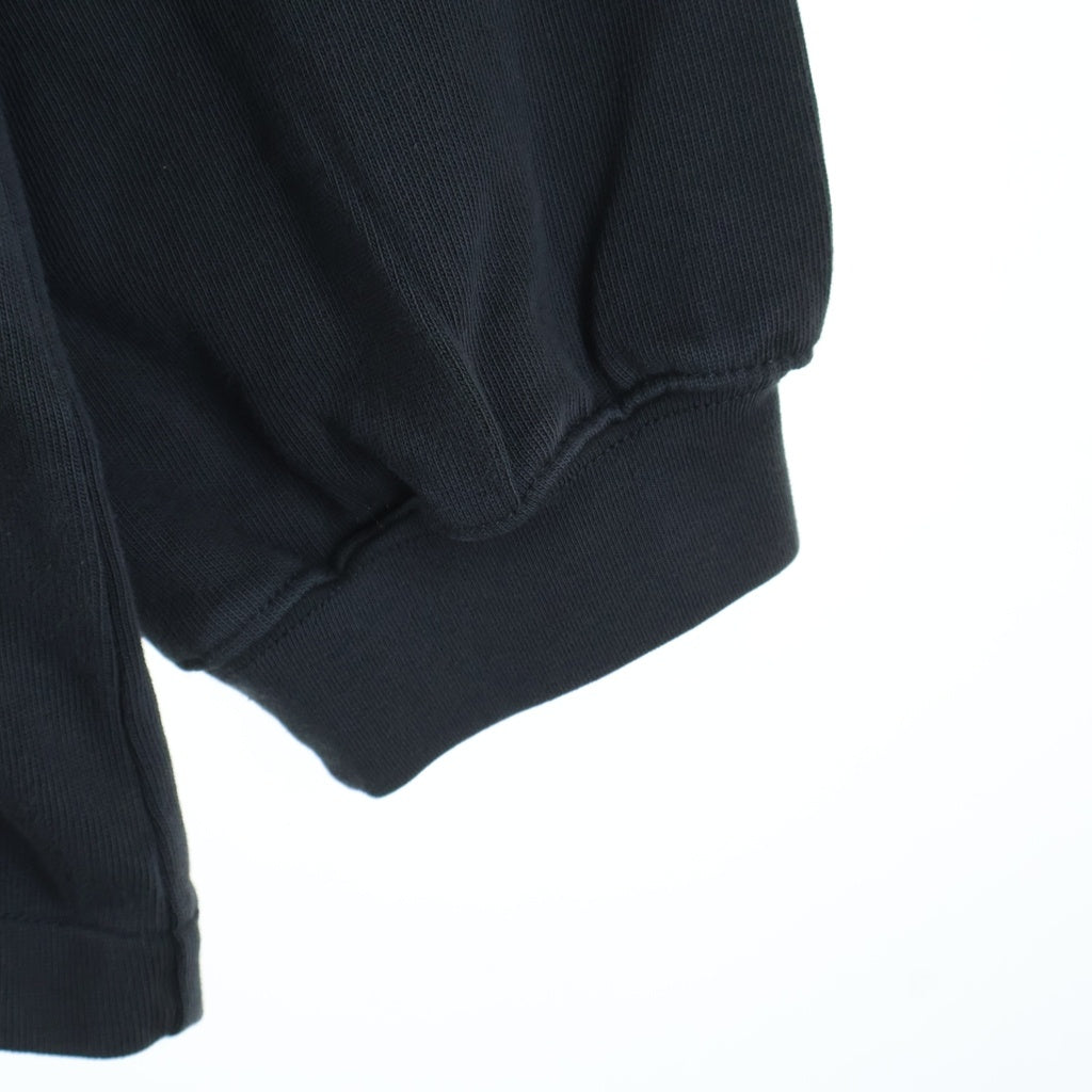 FEAR OF GOD ESSENTIALS(フィアオブゴッド エッセンシャルズ) CAMPUS 90'S LONG SLEEVE TEE フロントロゴ オーバーサイズ ロングスリーブ長袖Tシャツ ブラック