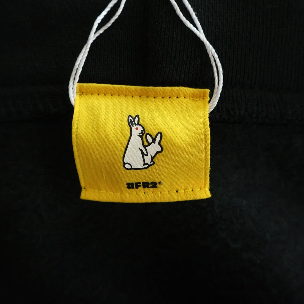 FR2(エフアールツー) Embroidery Zip Hoodie FR2闇 大阪限定 ジップアップスウェットパーカー フーディー ブラック