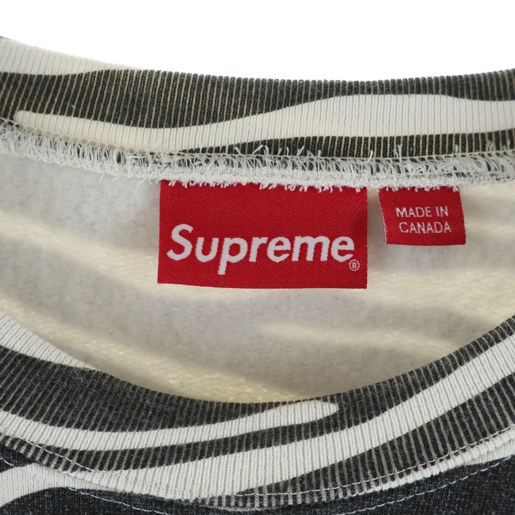 SUPREME(シュプリーム) 22AW Box Logo Crewneck Zebra ボックスロゴ