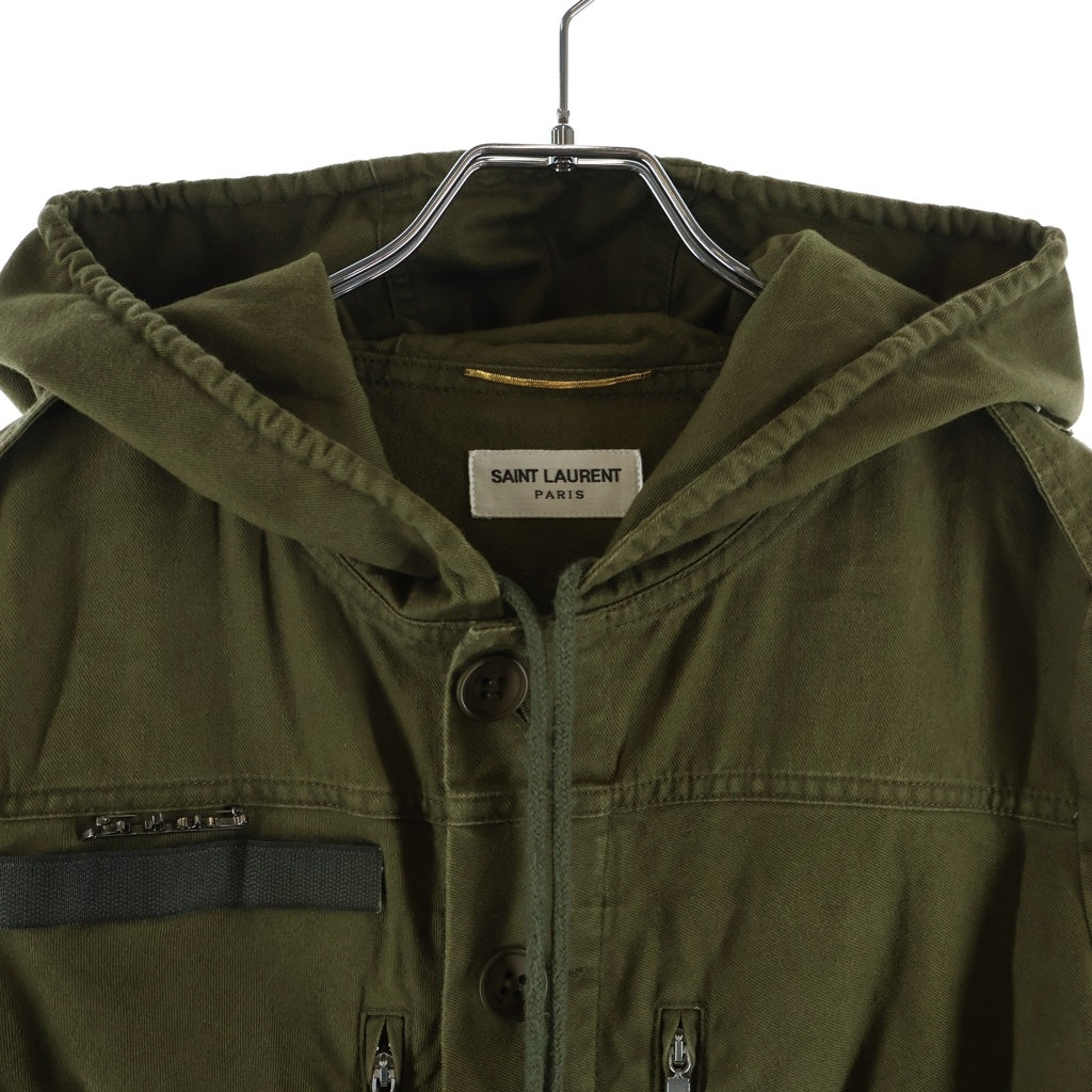 SAINT LAURENT PARIS(サンローランパリ) Hooded Parka Mini Dress