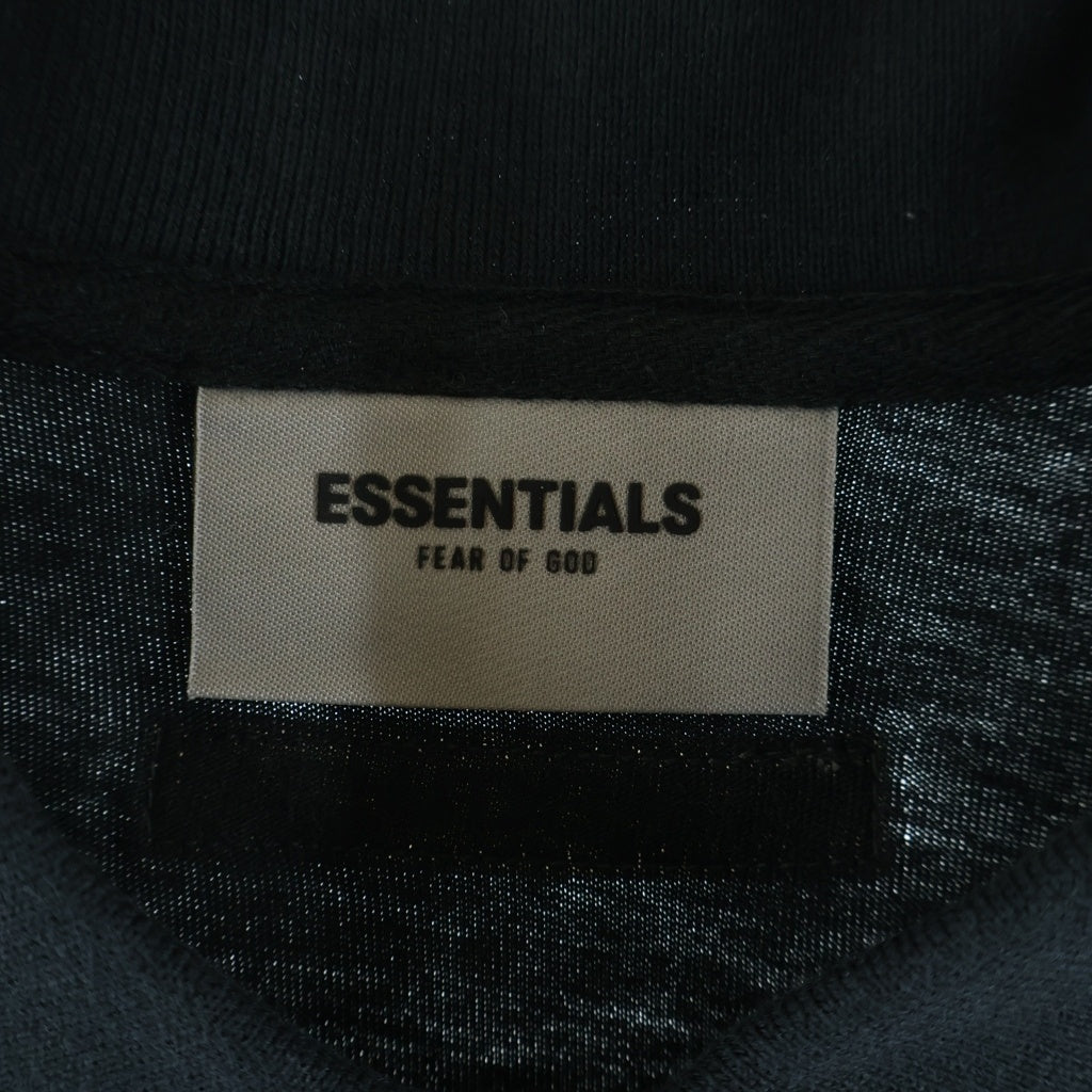 FEAR OF GOD ESSENTIALS(フィアオブゴッド エッセンシャルズ) S/S POLO SHIRT バックラバーロゴ 半袖ポロシャツ ブラック