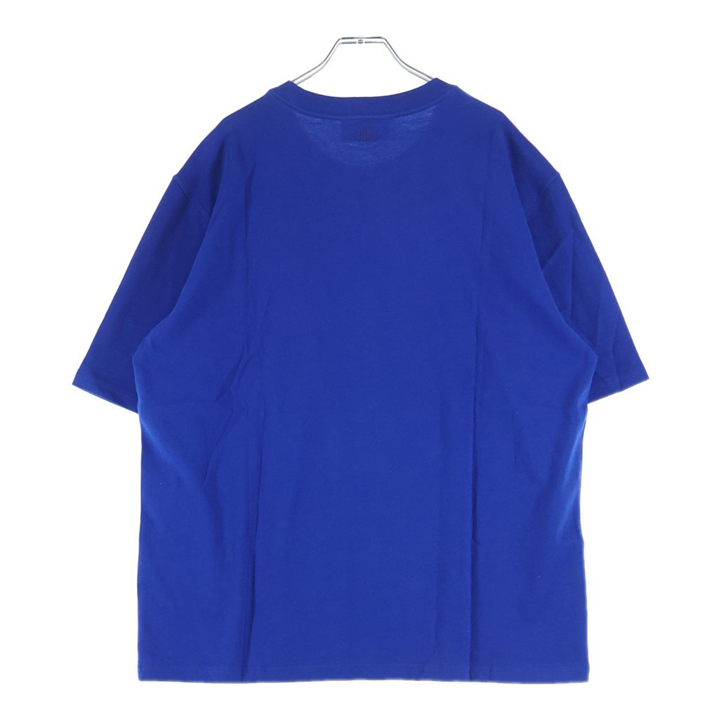 AMI Alexandre Mattiussi(アミアレクサンドルマテュッシ) T-Shirt ハートロゴ刺繍 半袖Tシャツ ブルー A21HJ128.726