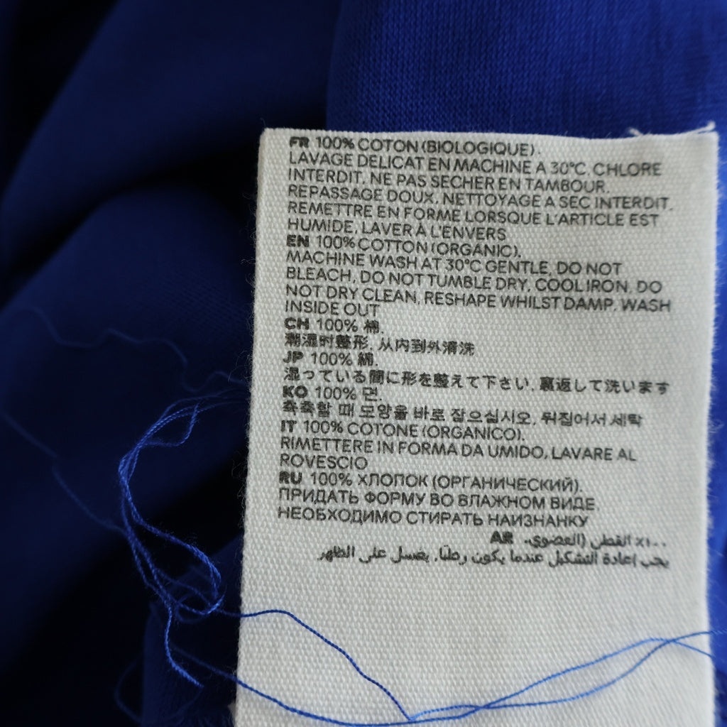 AMI Alexandre Mattiussi(アミアレクサンドルマテュッシ) T-Shirt ハートロゴ刺繍 半袖Tシャツ ブルー A21HJ128.726