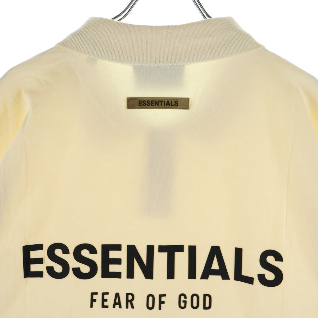 FEAR OF GOD ESSENTIALS(フィアオブゴッド エッセンシャルズ) S/S POLO SHIRT バックラバーロゴ 半袖ポロシャツ アイボリー