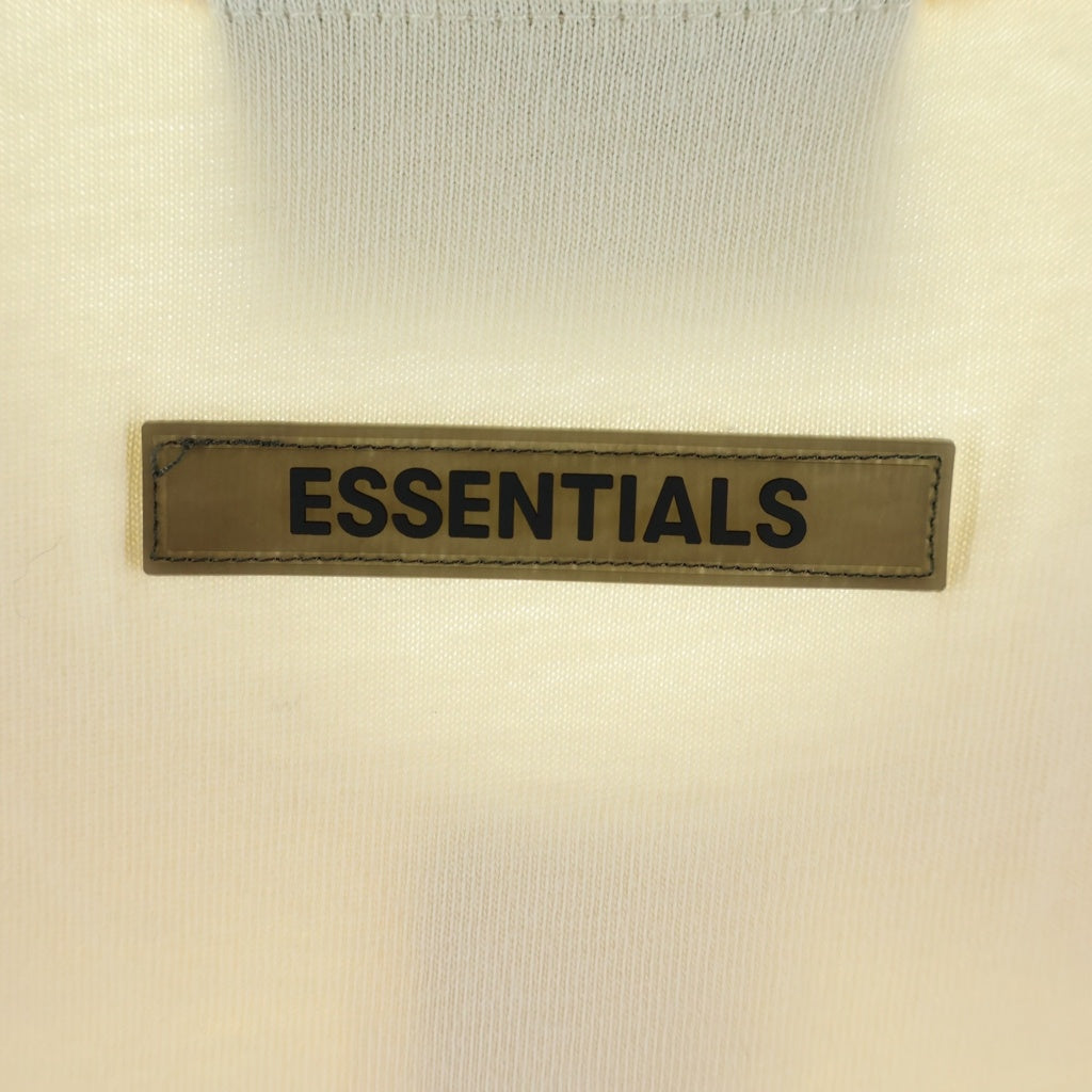 FEAR OF GOD ESSENTIALS(フィアオブゴッド エッセンシャルズ) S/S POLO SHIRT バックラバーロゴ 半袖ポロシャツ アイボリー