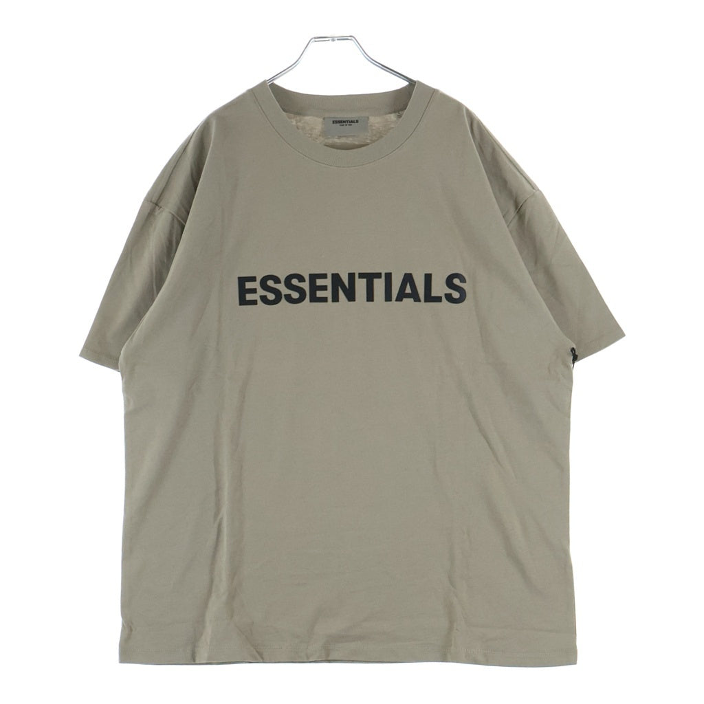 FEAR OF GOD ESSENTIALS(フィアオブゴッド エッセンシャルズ) S/S T-SHIRT ラバーロゴ 半袖Tシャツ ベージュ