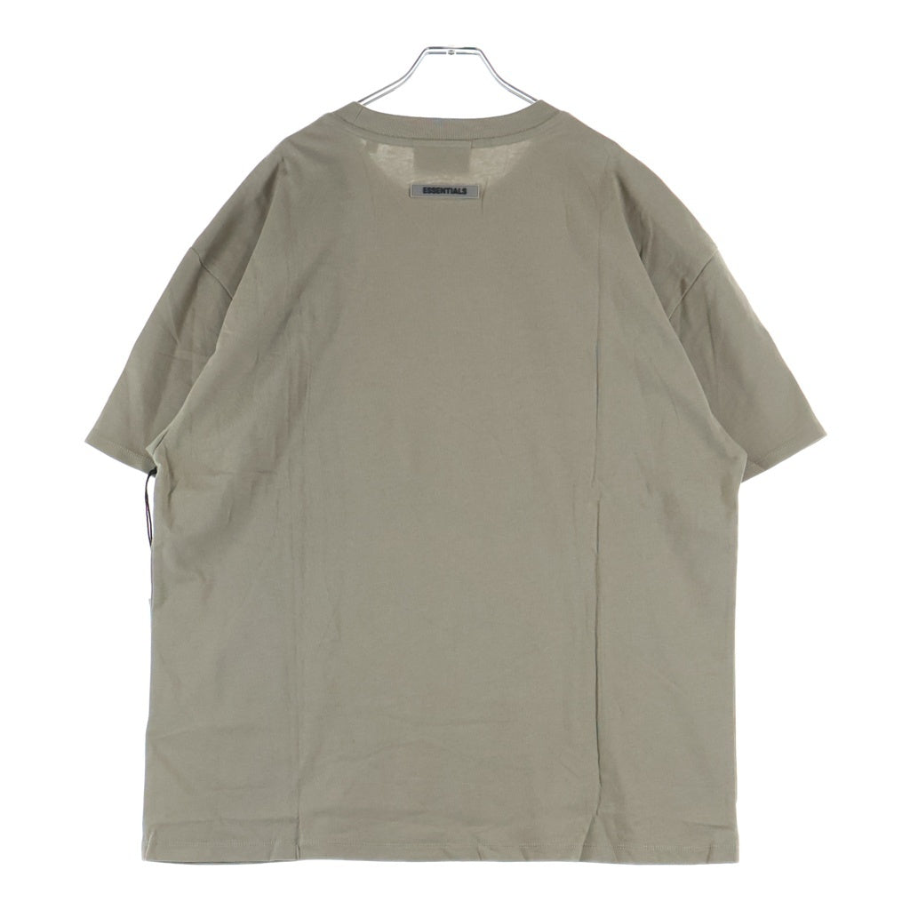 FEAR OF GOD ESSENTIALS(フィアオブゴッド エッセンシャルズ) S/S T-SHIRT ラバーロゴ 半袖Tシャツ ベージュ