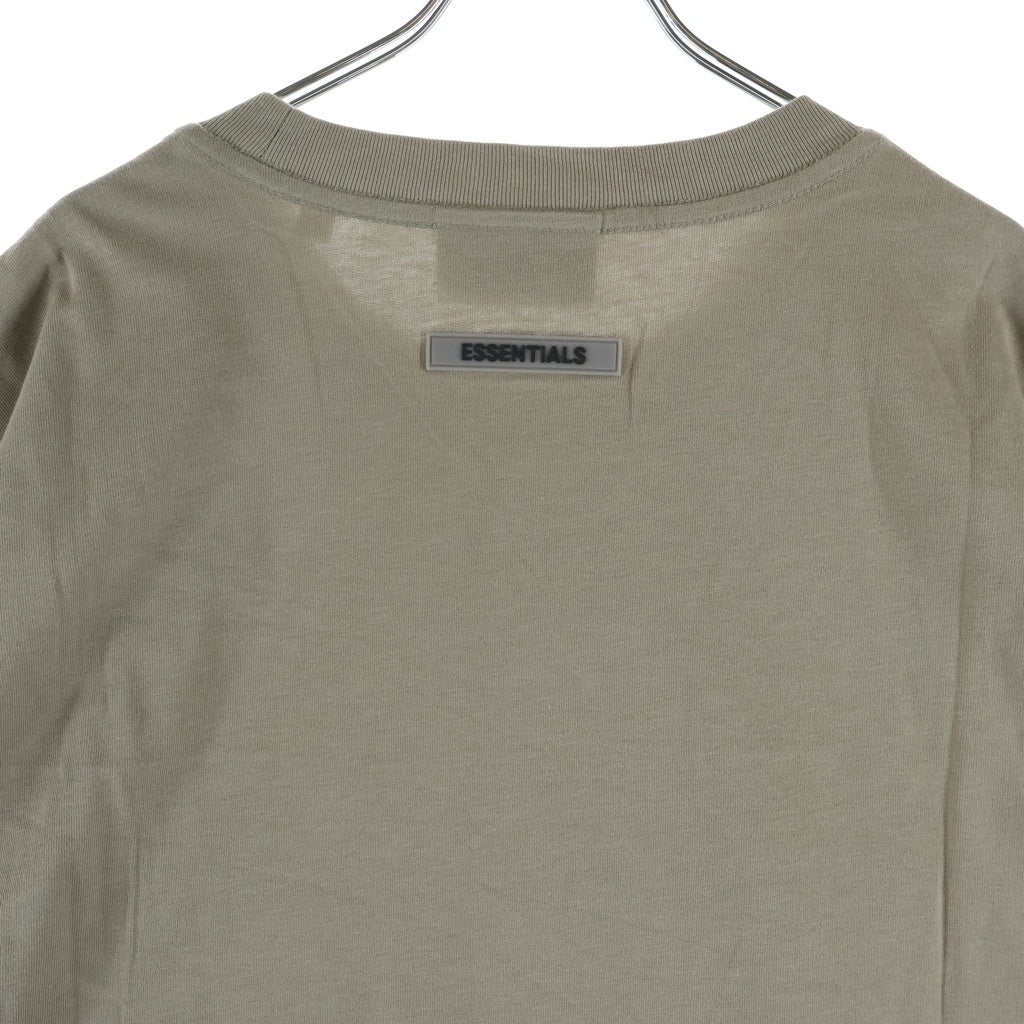 FEAR OF GOD ESSENTIALS(フィアオブゴッド エッセンシャルズ) S/S T-SHIRT ラバーロゴ 半袖Tシャツ ベージュ