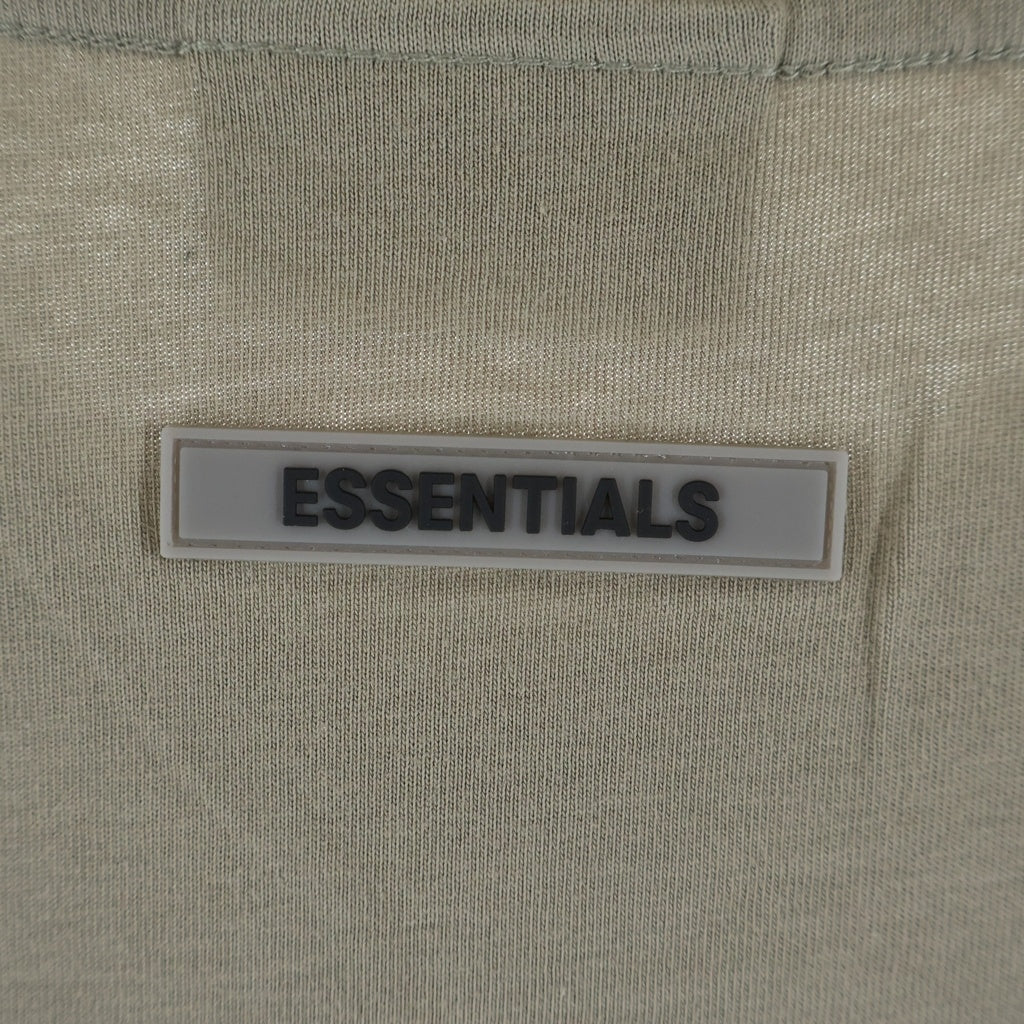 FEAR OF GOD ESSENTIALS(フィアオブゴッド エッセンシャルズ) S/S T-SHIRT ラバーロゴ 半袖Tシャツ ベージュ