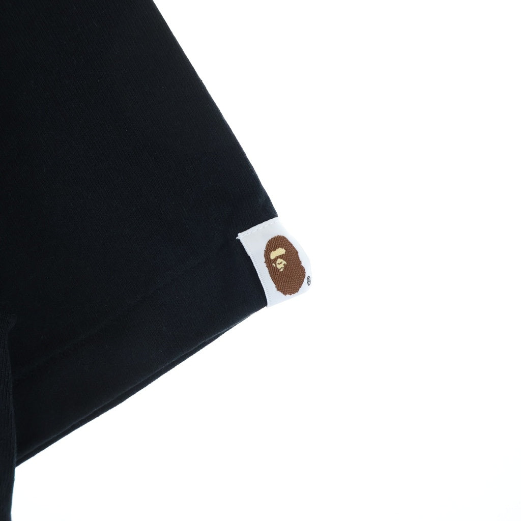 A BATHING APE(アベイシングエイプ) COLORS COLLEGE ATS TEE 1M30-110-028 カラーズ カレッジTシャツ 半袖カットソー ブラック