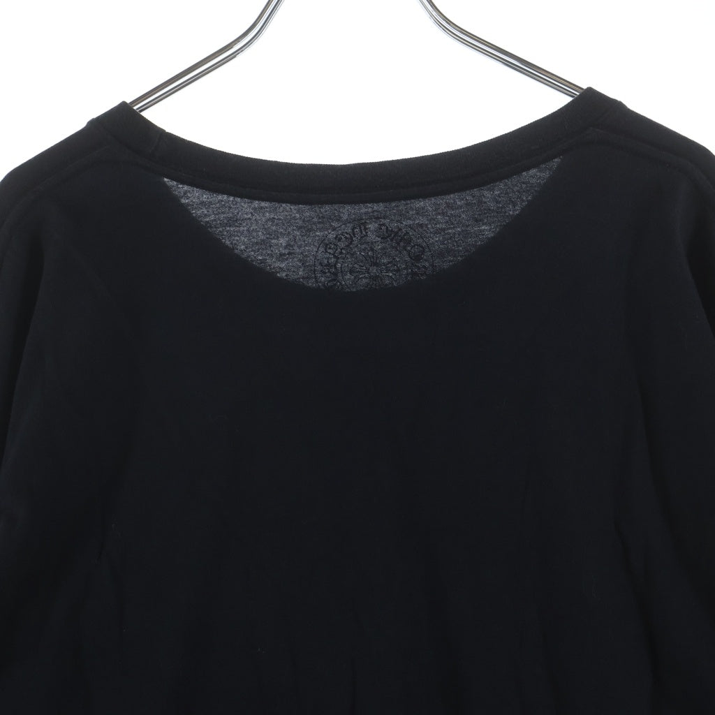 CHROME HEARTS(クロムハーツ) CH L/S T-SHIRT ネックロゴ 長袖Tシャツ ロンT ブラック