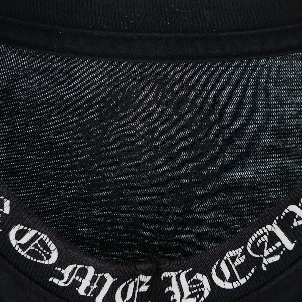 CHROME HEARTS(クロムハーツ) CH T-SHIRT ネックロゴ 半袖Tシャツ ブラック