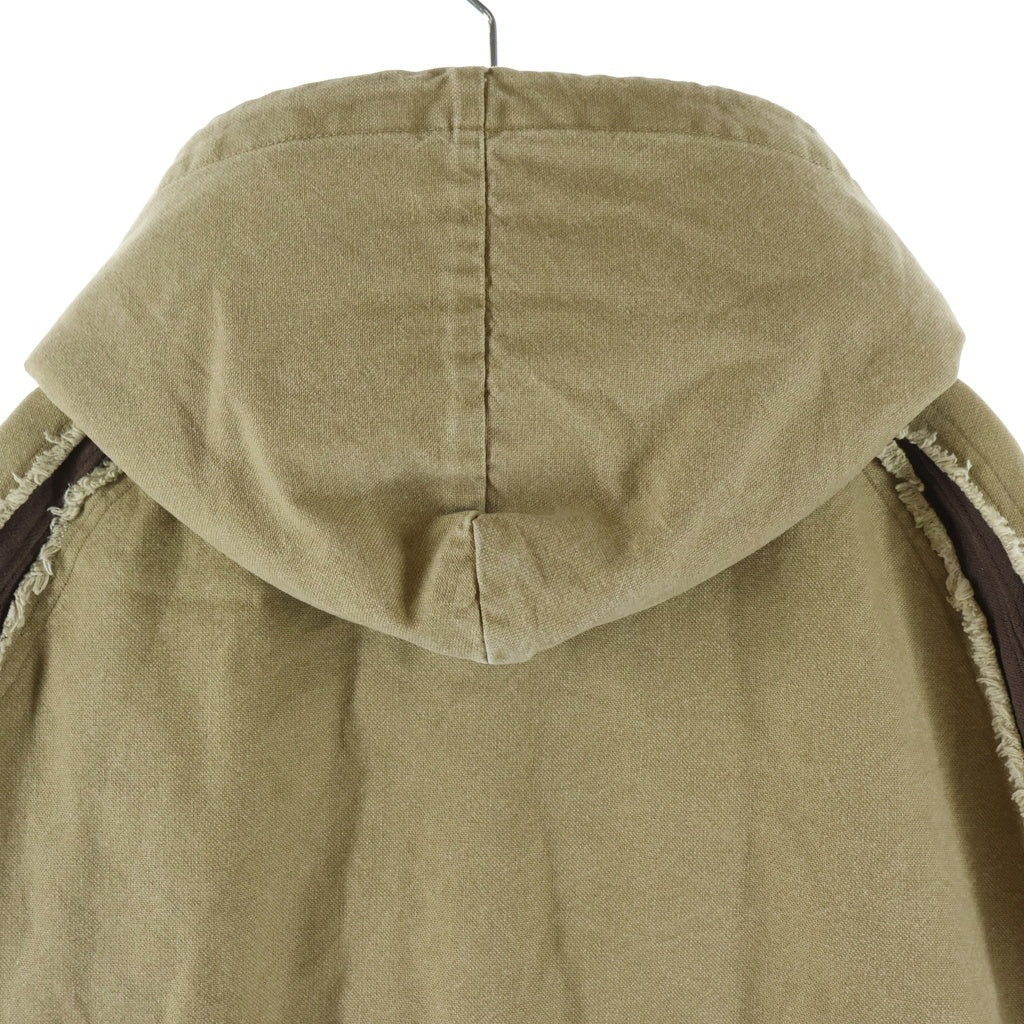 YOKE(ヨーク) Connected Work Parka YK26SS01196B ドッキング ワーク フーディージャケット ブラウン/ベージュ