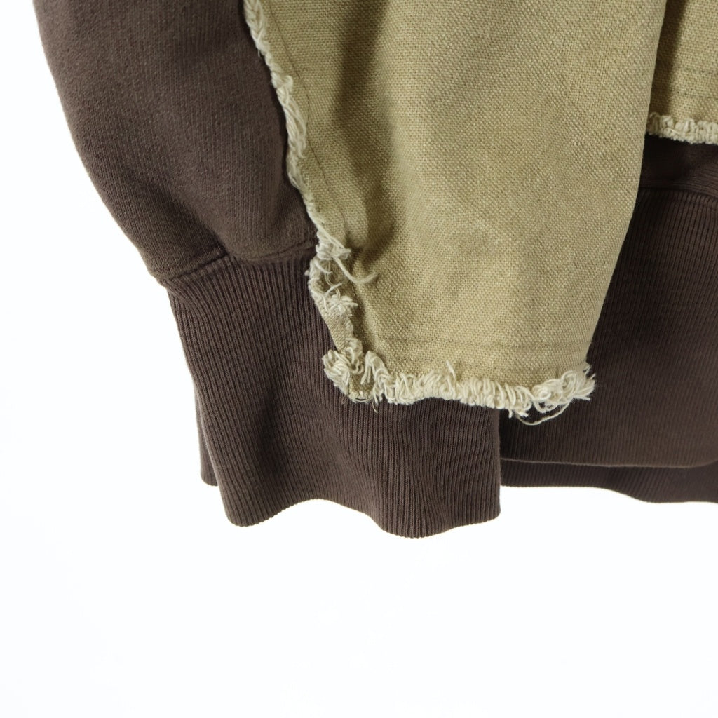 YOKE(ヨーク) Connected Work Parka YK26SS01196B ドッキング ワーク フーディージャケット ブラウン/ベージュ