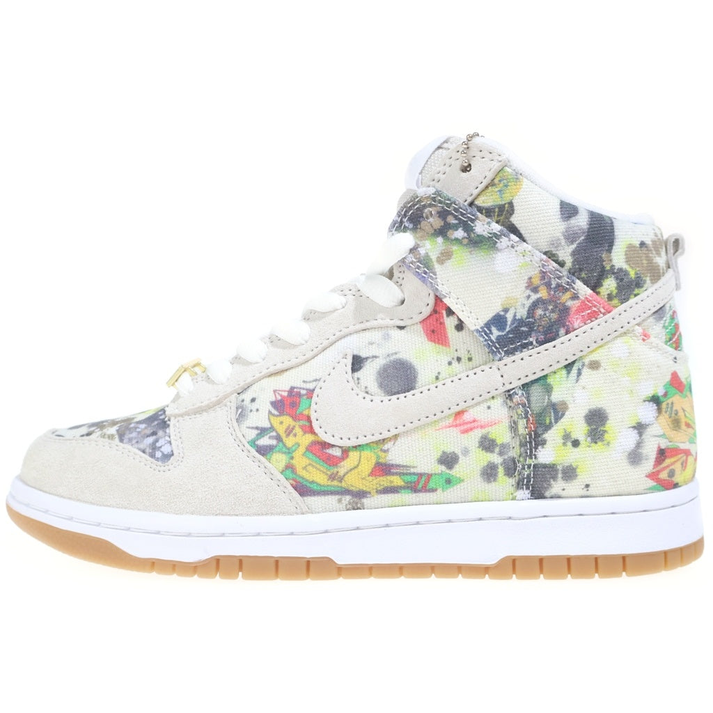 NIKE SB(ナイキエスビー) ×DUNK HIGH OG QS シュプリーム ダンク ラメルジー ハイカットスニーカー アイボリー レディース US6.5/24.5cm FD8779-100