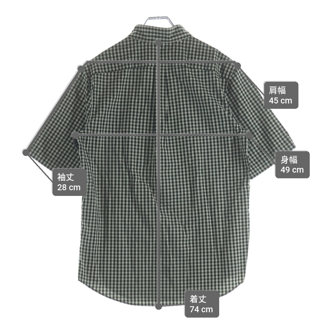 FRED PERRY(フレッドペリー) Gingham Short Sleeve Shirt M2435 