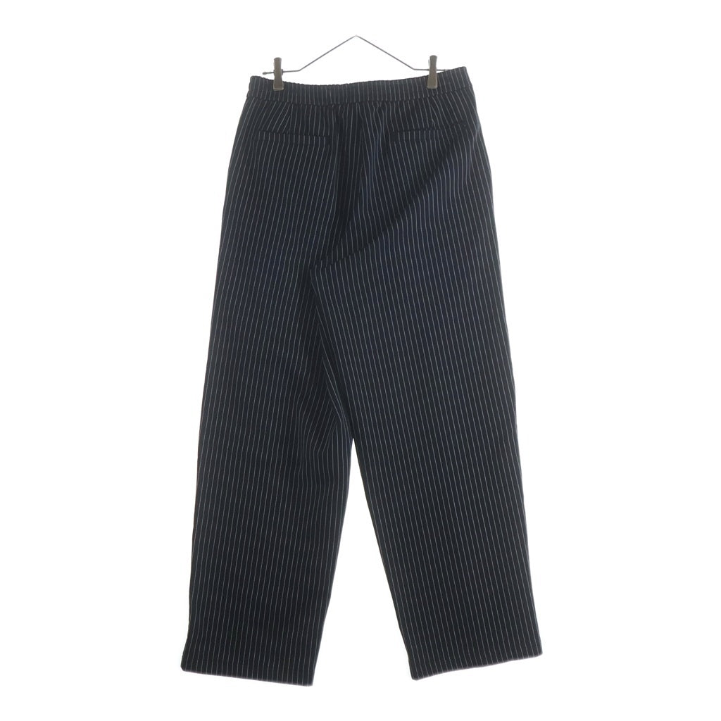 FRED PERRY(フレッドペリー) × KRIS VAN ASSCHE Pinstripe Track Pants ST2101 ×クリスヴァンアッシュ ピンストライプ トラックパンツ ブラック
