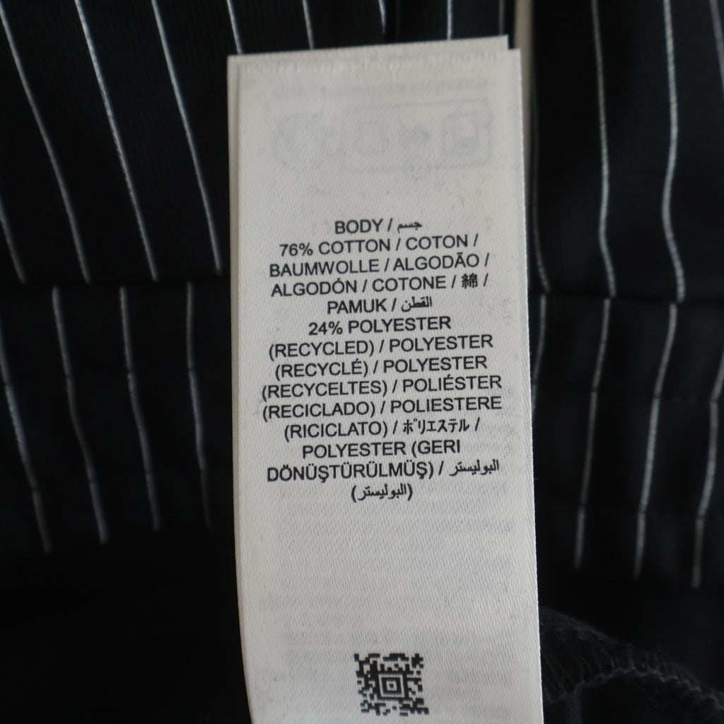 FRED PERRY(フレッドペリー) × KRIS VAN ASSCHE Pinstripe Track Pants ST2101 ×クリスヴァンアッシュ ピンストライプ トラックパンツ ブラック