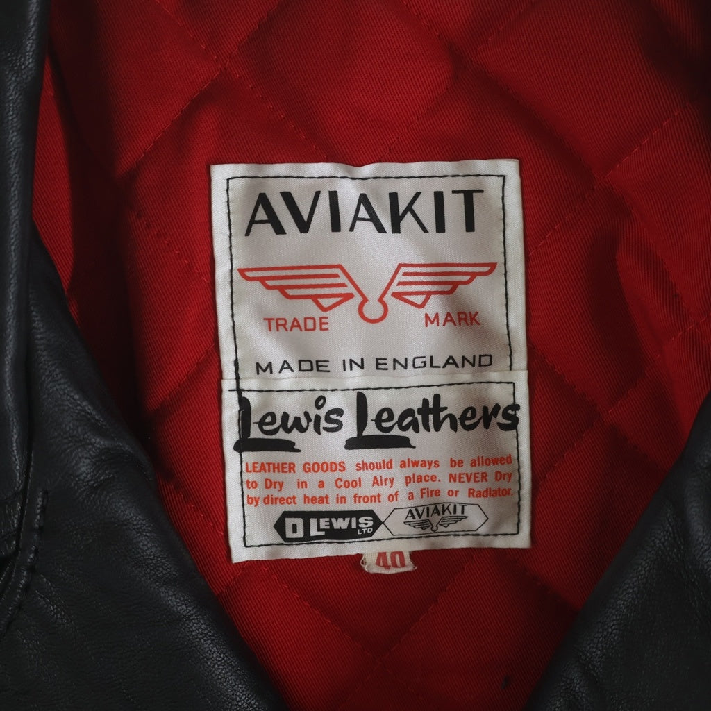 Lewis Leathers(ルイスレザー) LIGHTNING SHEEP SKIN ライトニング シープスキン ダブルライダース レザージャケット ブラック