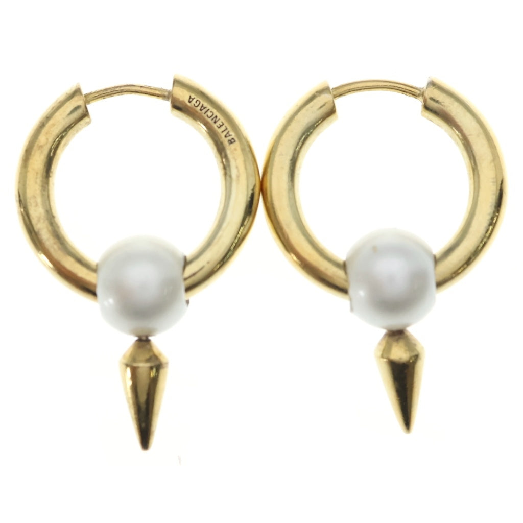 BALENCIAGA(バレンシアガ) Force Spike Earrings スパイク ピアス ゴールド 594497 TZ78R レディース