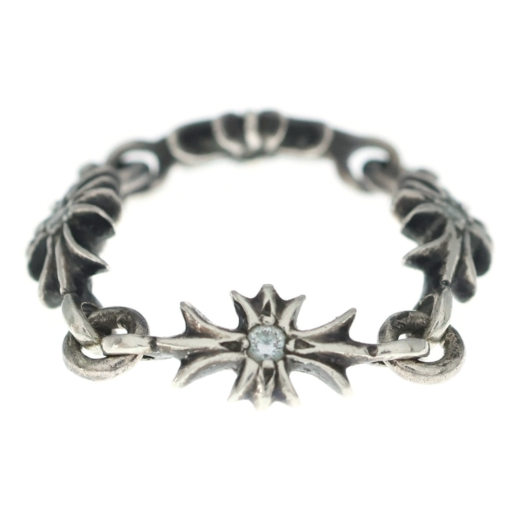 CHROME HEARTS(クロムハーツ) TNY E CH PLS DIA タイニーE CHプラス ダイヤ リング シルバー