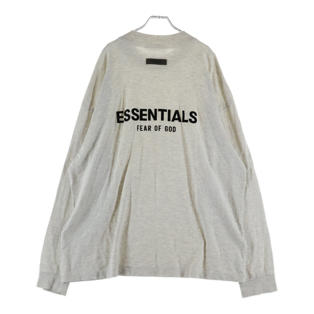 FEAR OF GOD ESSENTIALS(フィアオブゴッド エッセンシャルズ) L/S T-SHIRT フェルトロゴ 長袖Tシャツ ロンT グレージュ