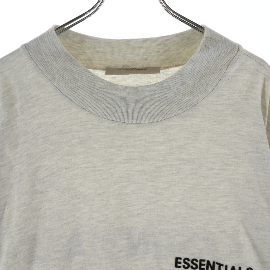 FEAR OF GOD ESSENTIALS(フィアオブゴッド エッセンシャルズ) L/S T-SHIRT フェルトロゴ 長袖Tシャツ ロンT グレージュ