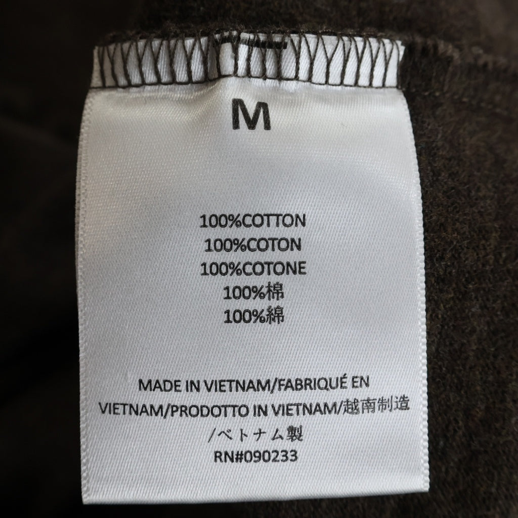 FEAR OF GOD ESSENTIALS(フィアオブゴッド エッセンシャルズ) HEAVY L/S T-SHIRT ラバーロゴ ヘビーオンス 長袖Tシャツ ロンT ブラウン