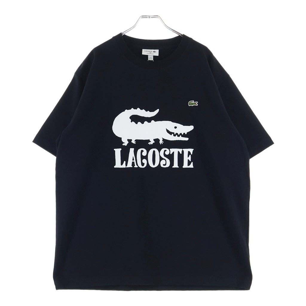 LACOSTE(ラコステ) ×ONE PIECE ワンピース ワニプリント Tシャツ カットソーブラック TH5232