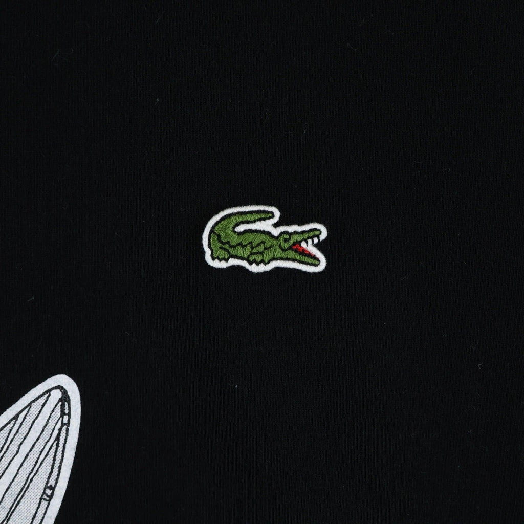 LACOSTE(ラコステ) ×ONE PIECE ワンピース ワニプリント Tシャツ カットソー ブラック TH5226-99