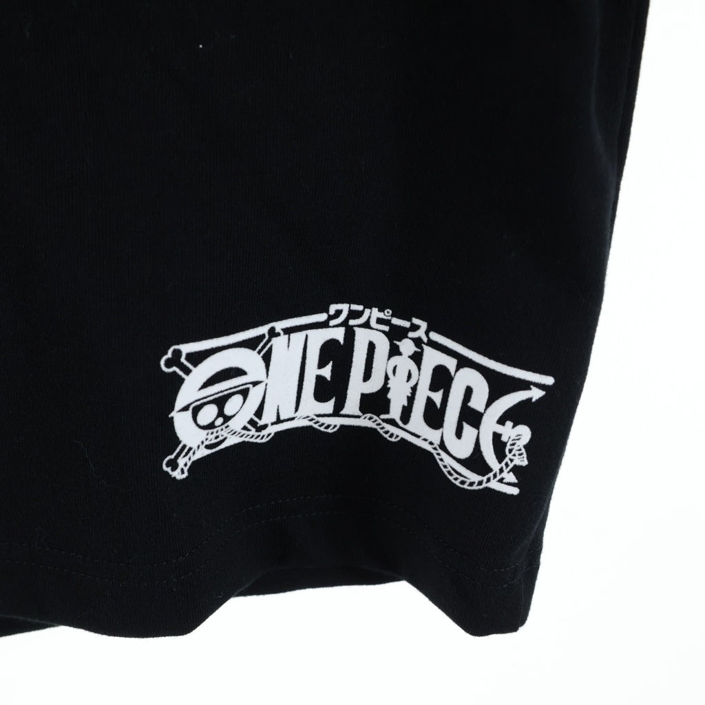 LACOSTE(ラコステ) ×ONE PIECE ワンピース ワニプリント Tシャツ カットソー ブラック TH5226-99