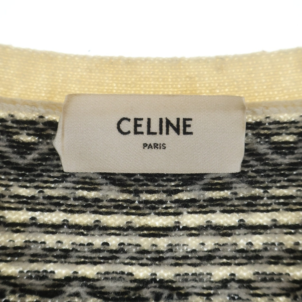 CELINE(セリーヌ) 21SS THE DANCING KID ウールジャガード ルーズカーディガン マルチカラー 2A08L715M