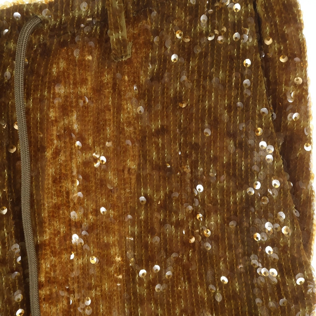 DRIES VAN NOTEN ドリスヴァンノッテン 24SS PENMY LONG EMB スパンコール装飾 エンブロイダリーパンツ オレンジ DRIES VAN NOTEN(ドリスヴァンノッテン) 24SS PENMY LONG EMB