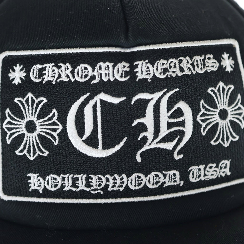 CHROME HEARTS(クロムハーツ) TRUCKER CAP CHロゴ メッシュトラッカーキャップ 帽子 ブラック