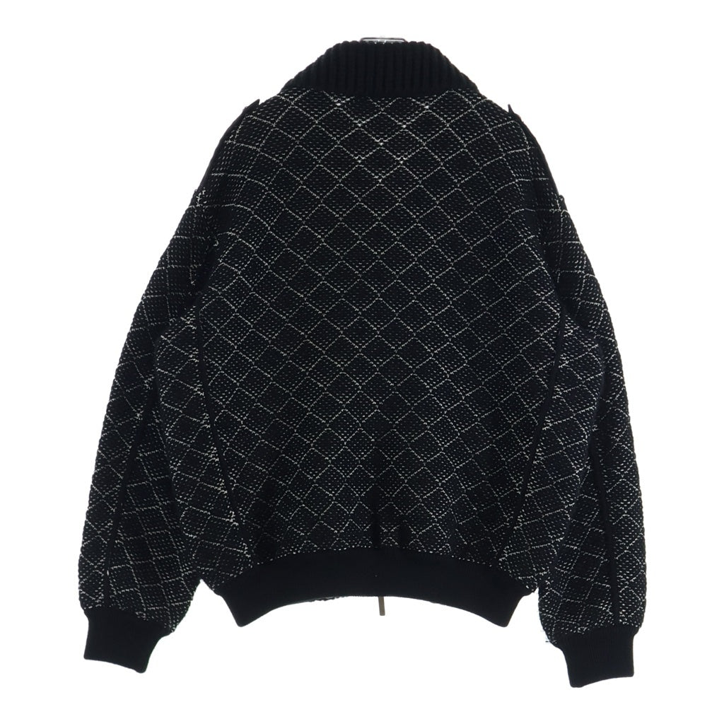 CHANEL(シャネル) Cashmere Blouson ココマーク ツイードポケット カシミヤ混ブルゾン ブラック P80189K11648
