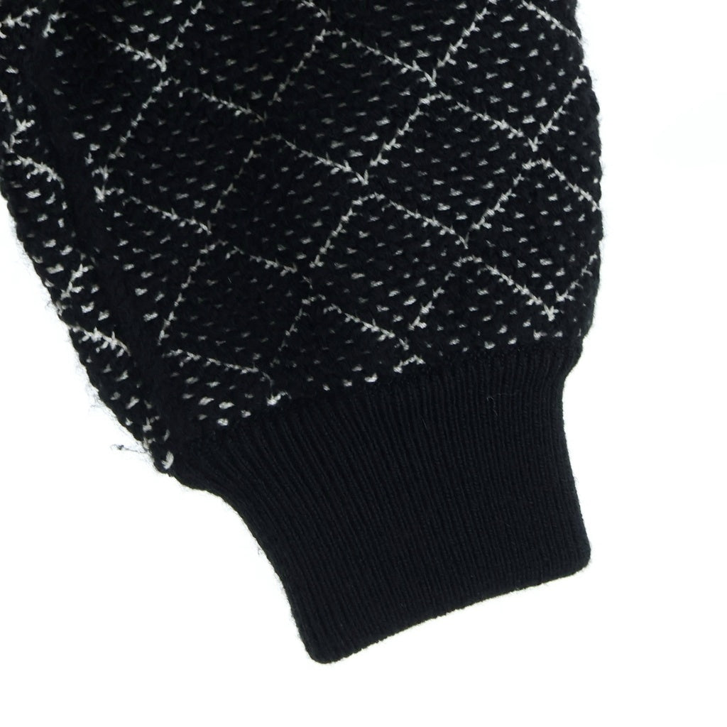 CHANEL(シャネル) Cashmere Blouson ココマーク ツイードポケット カシミヤ混ブルゾン ブラック P80189K11648