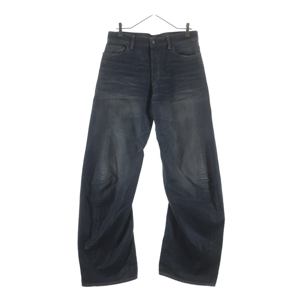Acne Studios(アクネ ストゥディオズ) 2006M Glossy Loose Fit Jean コーティング加工 ルーズフィットジーンズ デニムパンツ グレー B00434-