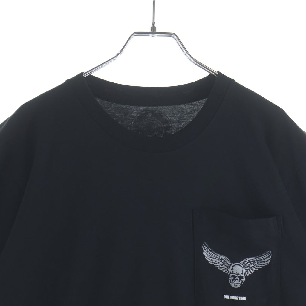 CHROME HEARTS(クロムハーツ) ×AEROSMITH エアロスミス 青山限定 FOTI プリント 半袖Tシャツ カットソー ブラック