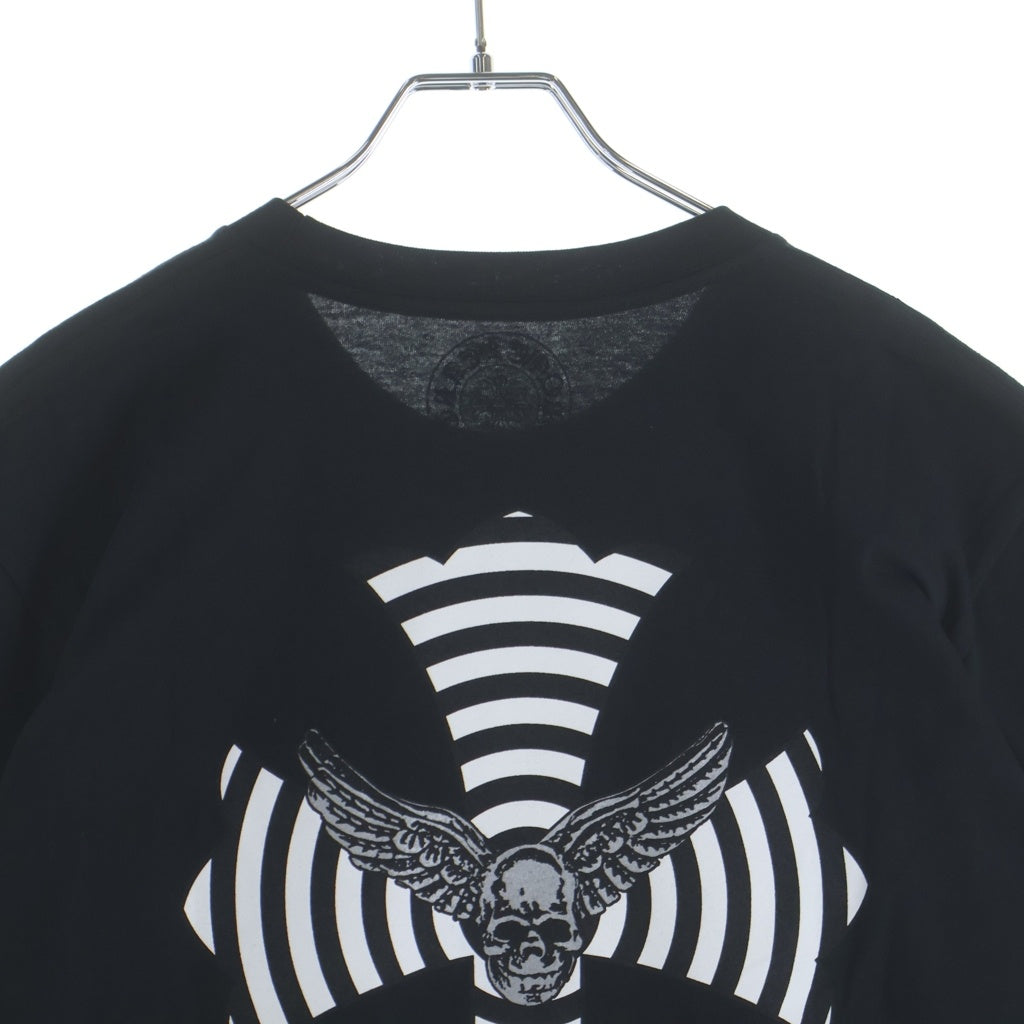 CHROME HEARTS(クロムハーツ) ×AEROSMITH エアロスミス 青山限定 FOTI プリント 半袖Tシャツ カットソー ブラック