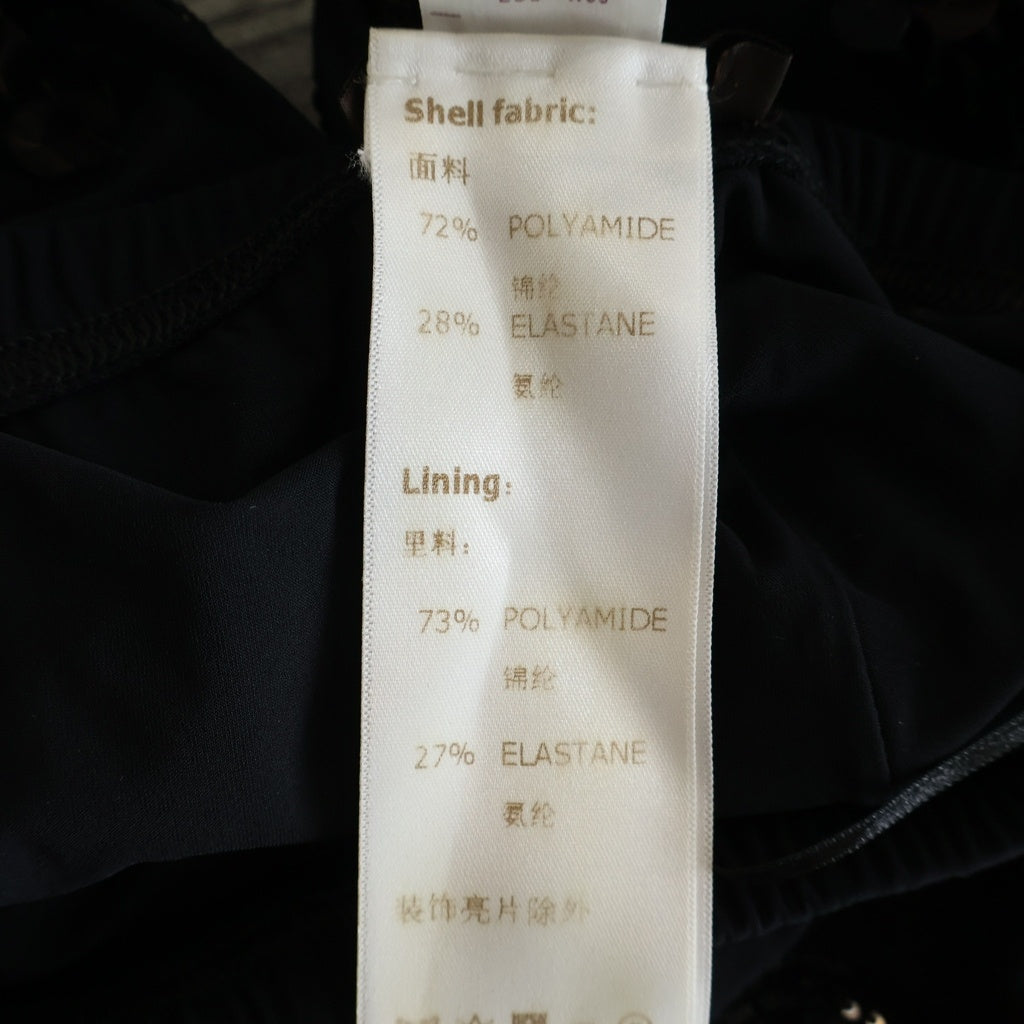 LOUIS VUITTON(ルイヴィトン) Sequins Pants スパンコール装飾 ジョガーパンツ レギンスパンツ ブラック RW14B F5PB06ED8 レディース