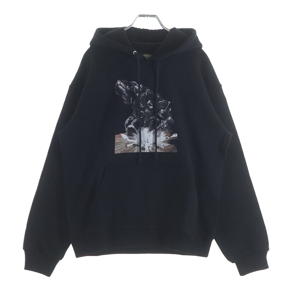 DENIM TEARS(デニムティアーズ) ×Arthur Jafa LeRage Hoodie アーサー ジャファ ル レイジ プルオーバースウェットパーカー フーディー ブラック