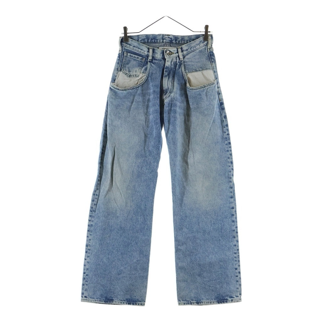 Maison Margiela(メゾンマルジェラ) 23AW Straight Jeans コントラストポケット デニムパンツ ジーンズ インディゴ S51LA0052 S30513