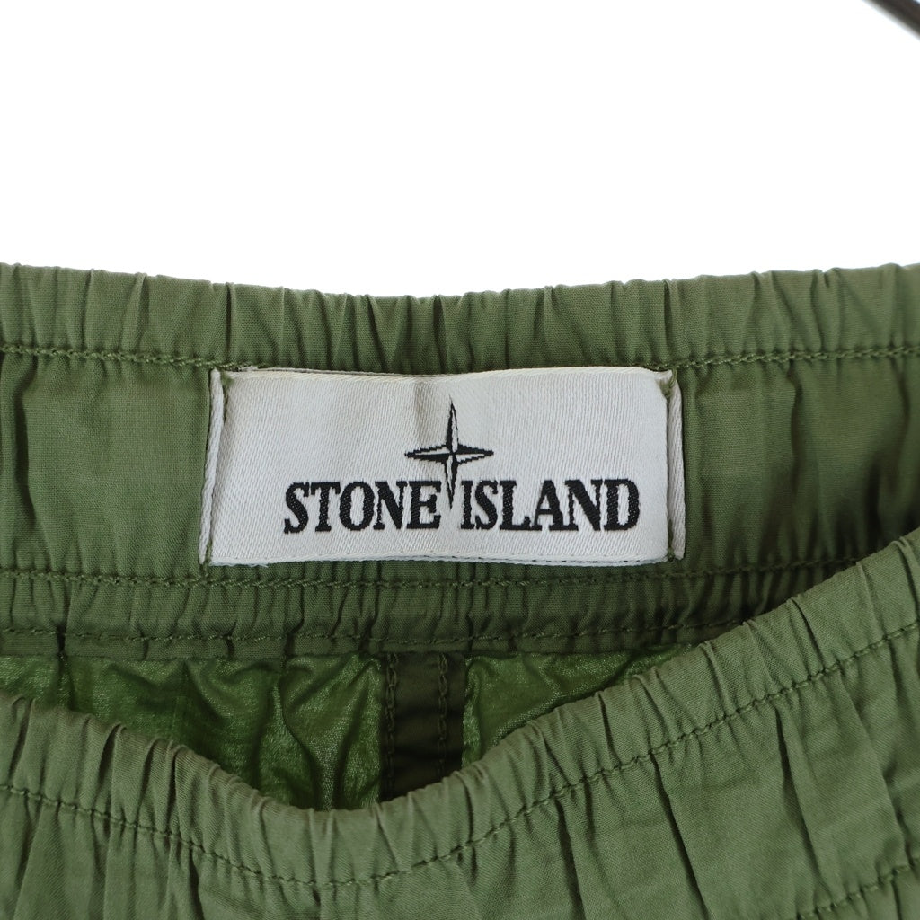 STONE ISLAND(ストーンアイランド) TYPE RE-T Cargo Pants ロゴワッペン カーゴパンツ カーキ 761531303