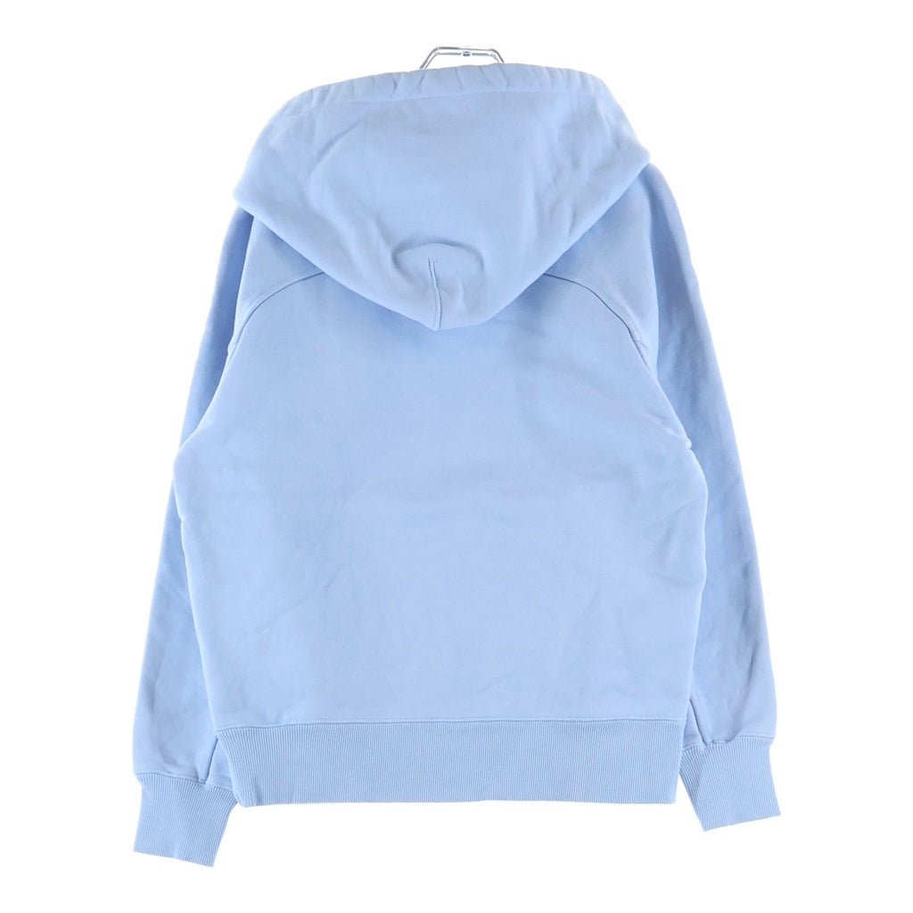 AMI Alexandre Mattiussi(アミアレクサンドルマテュッシ) Hoodie ハートロゴ刺繍 プルオーバースウェットパーカー フーディー ブルー E22USW202.747