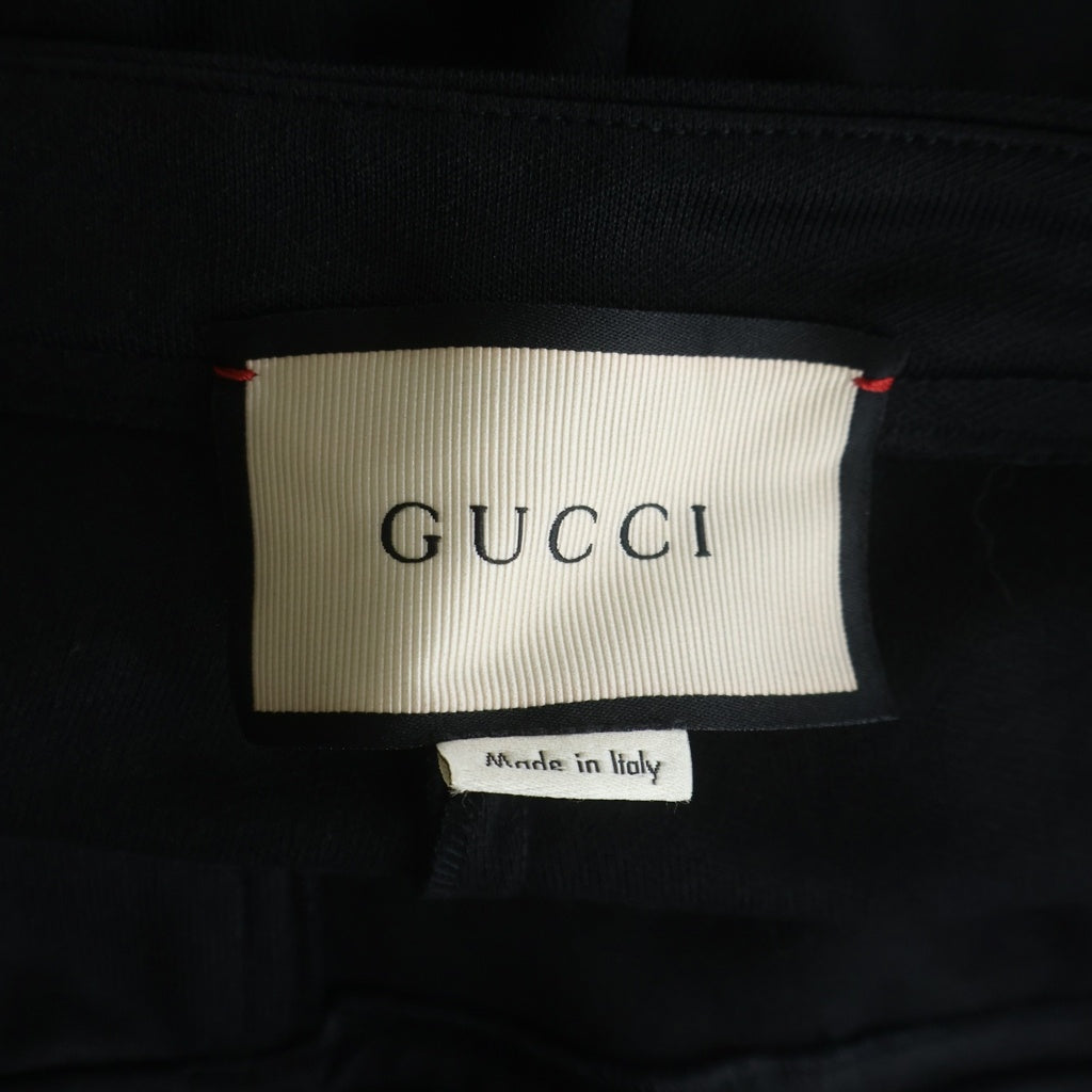 GUCCI(グッチ) Jogger Pants 花柄刺繍 トラックパンツ ジョガーパンツ ブラック 471452 X5S58