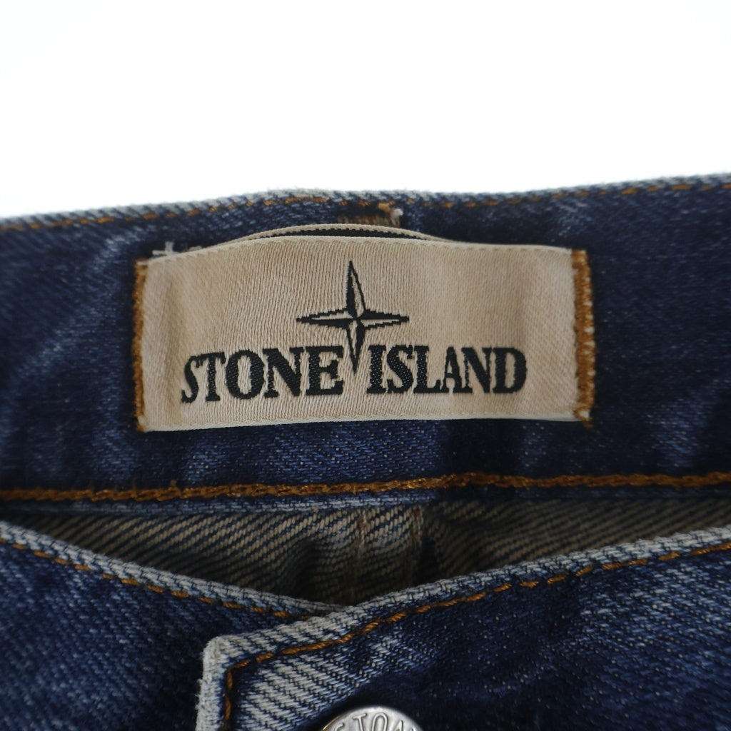 STONE ISLAND(ストーンアイランド) TYPE-SK Denim Pants ロゴワッペン デニムスキニーパンツ ジーンズ インディゴ 6115J2ZM4
