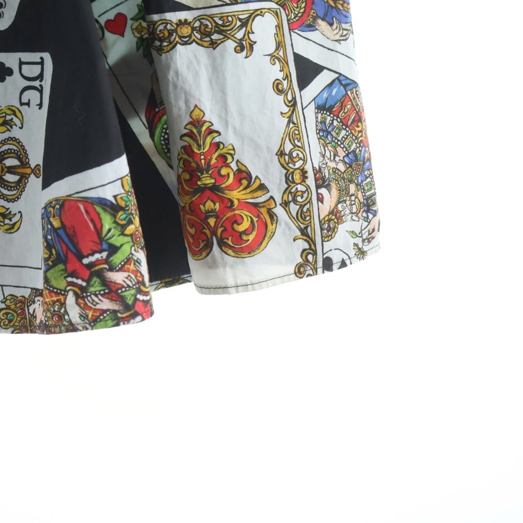 DOLCE & GABBANA(ドルチェアンドガッバーナ) Skirt トランプ 総柄