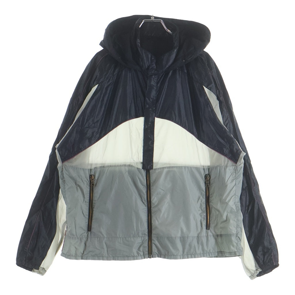 PRADA SPORT(プラダ スポーツ) Nylon Jacket ナイロンジップアップジャケット フーディー グレー SGV022