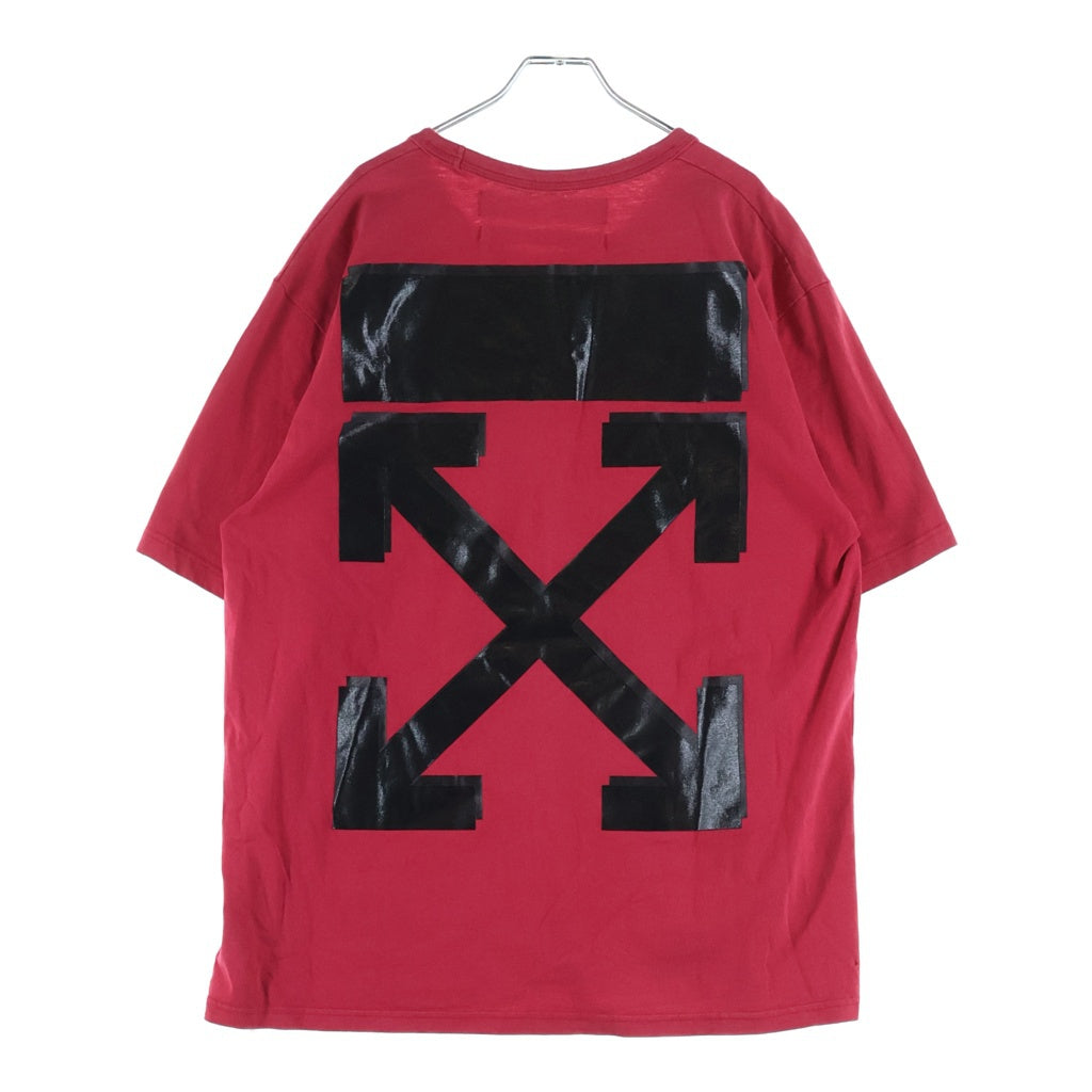 OFF-WHITE(オフホワイト) 18SS ×Champion T-Shirt チャンピオン 半袖Tシャツ レッド OMAA029S18874050